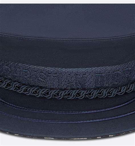 claquette dior bleu|Casquette DiorTravel Dior Oblique Coton technique bleu marine.